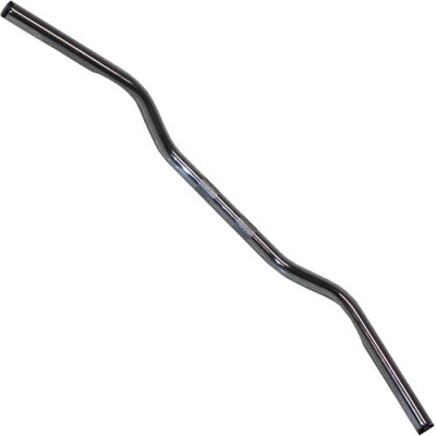 Chrome 1" Glide Style Handlebars with 2" Rise and Dimples