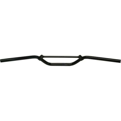 Black 7/8" Aluminium 3.5" Rise Handlebars with Brace