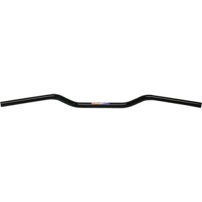 Black 1" to 7/8" Taper Aluminium Handlebars