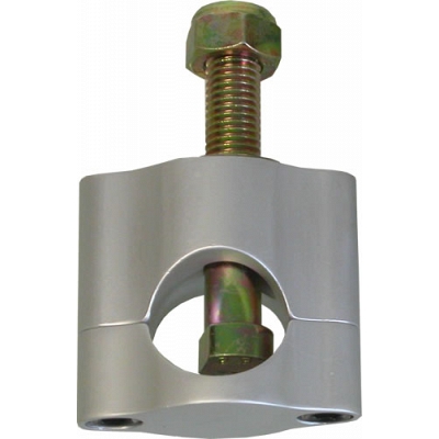 Silver 1 Bolt Type Handlebar Clamps