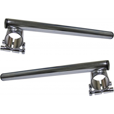 Chrome 7/8" Clip-On Handlebars for 35mm Forks