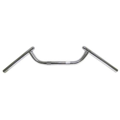 Chrome 7/8" Drop Bar Handlebars with 3" Rise & 7" Centre (Chrome Dome Ends)