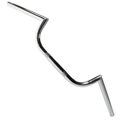 Chrome 7/8" Ace Café Racer Handlebars with 4" Rise