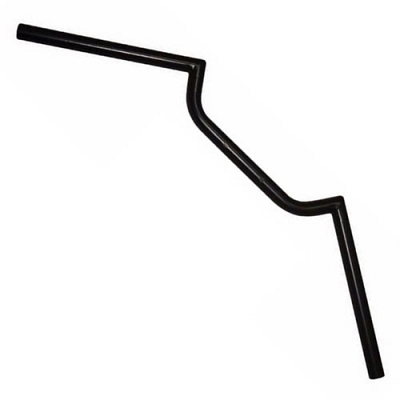 Black 7/8" Ace Café Racer Handlebars with 4" Rise