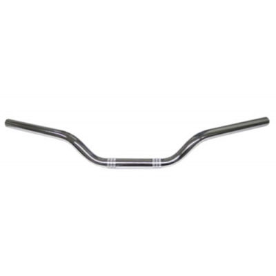 Chrome 7/8" Handlebars with 2.5" Rise and 6" Centre GS125