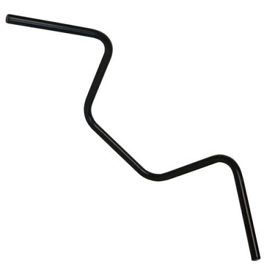 Black 7/8" Handlebars with 10" Rise