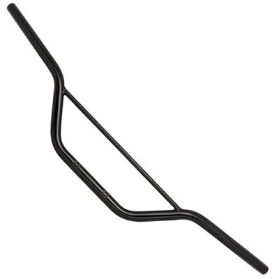 Black 7/8" Trail Style Handlebars with 4" Rise