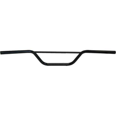 Black 7/8" Trail Style Handlebars with 4" Rise & Slight Pull Back