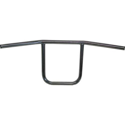 Chrome 7/8" T-Bar Handlebars with 10" Rise & Pull Back on Handlebar