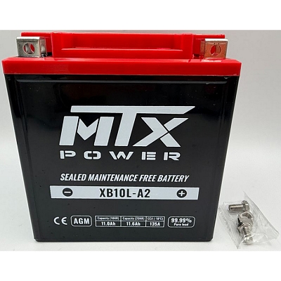 MTX XB10L-A2 AGM Sealed Battery YB10L-A2 YB10L-B2 YB10L-B 12N10-3