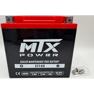 MTX XT14H AGM Sealed Battery YTX14-BS GTX14-BS YTX14H-BS M3RH4S