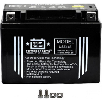 US Powersports USZ14S AGM Sealed Battery YTZ12S YTZ12S-BS ETZ12S