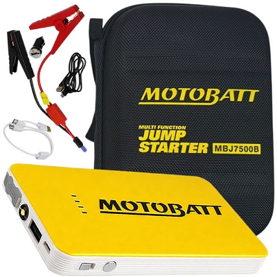 Motobatt MBJ7500B 12V Mini Jump Starter AGM & Lithium & Lead Acid