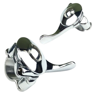 Chrome Left Hand Handlebar Choke Lever Assembly for British Bikes