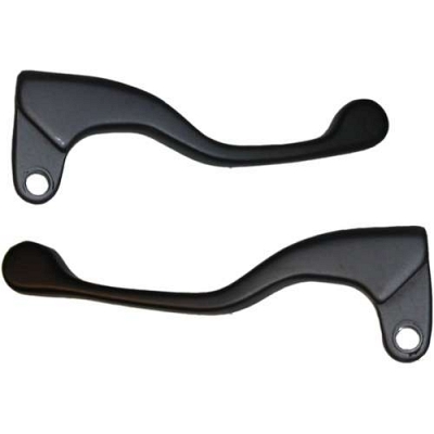 Black Short Front Brake & Clutch Lever Set