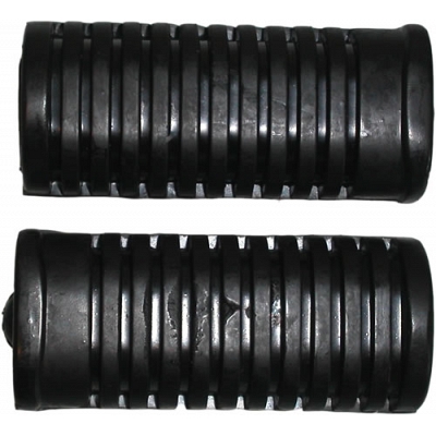 90mm Footrest Rubbers with 15mm Round Fitting