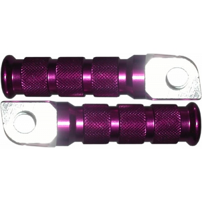 Purple Anodised Suzuki Footrests