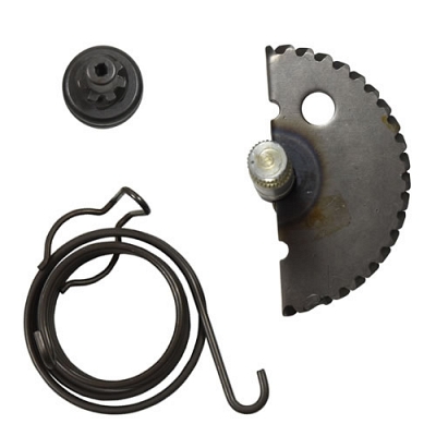 Kickstart Shaft, Springs & Pinion (Longer Version)