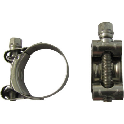 Mikalor 29mm-31mm Exhaust Pipe Clamps with Zinc Bolt (x10)