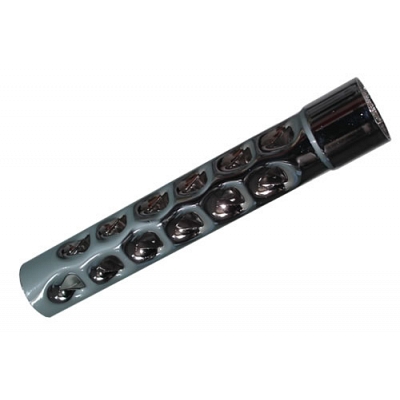 Chrome 35mm Four Stroke Exhaust Baffle