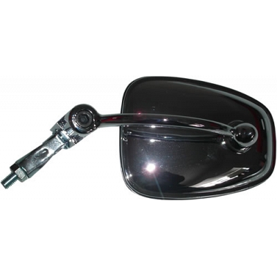 Chrome Rectangle Bar-End Mirror