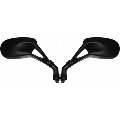 Black Rectangle Mirrors with 10mm Thread - 011877
