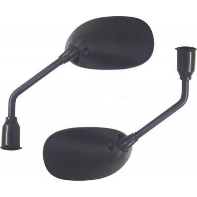 Black Sports Mirrors with 10mm Thread