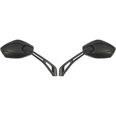 Black Rectangle Mirrors with 10mm Thread - 011874