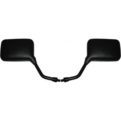 Black Rectangle Mirrors with 10mm Thread - 011878