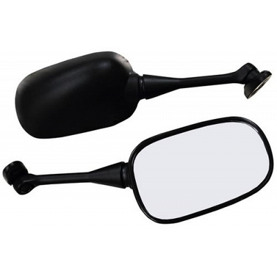 Black Fairing Type Mirrors - 011803