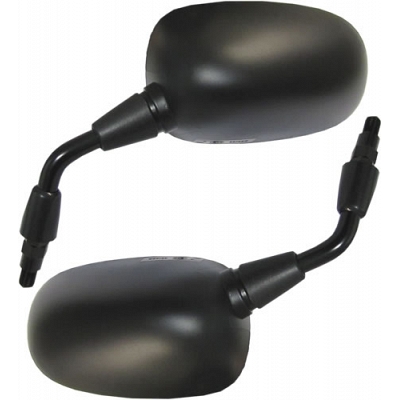 Hendler Black Mirrors with 10mm Thread