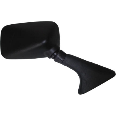 Right Hand Black Rectangle Fairing Type Mirror - 011710