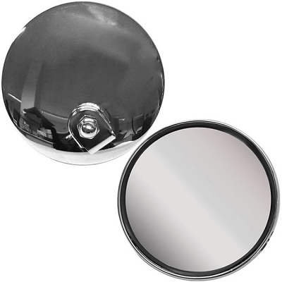 Chrome Round Mirror For Lambretta and Vespa Scooters