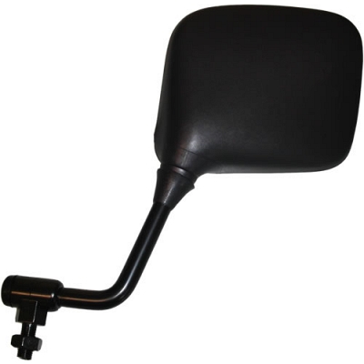 Right Hand Black Rectangle Mirror with 10mm Left Hand Thread - 011721