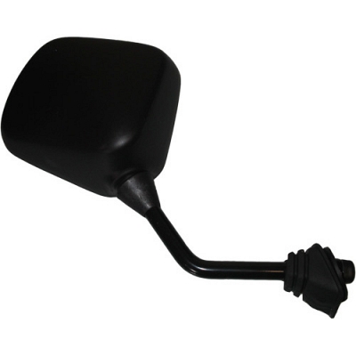 Right Hand Black Rectangle Fairing Type Mirror - 011716