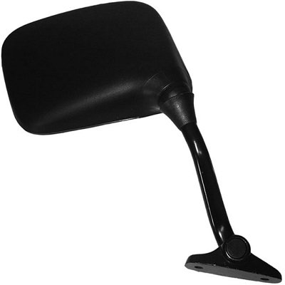 Right Hand Black Rectangle Fairing Type Mirror Yamaha Style