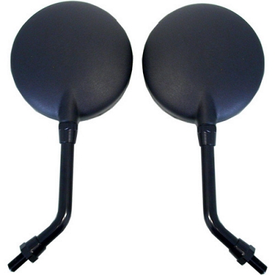 Black Round Mirrors with 10mm Thread