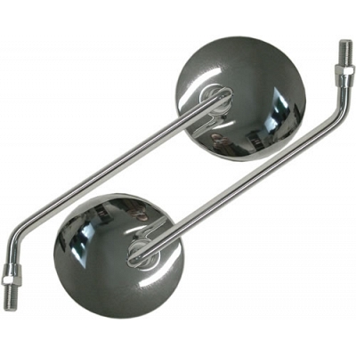 Stainless Steel Round Mirrors with 10mm Thread