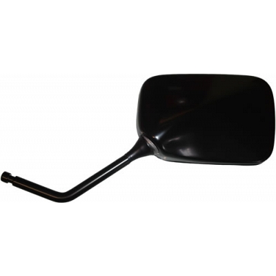 Left Hand Black Rectangle Mirror