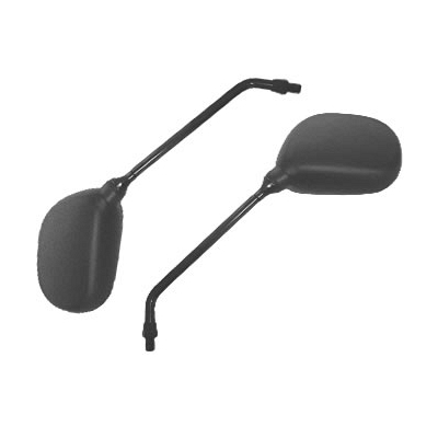 Black Rectangle Mirrors with 10mm Thread - 011892