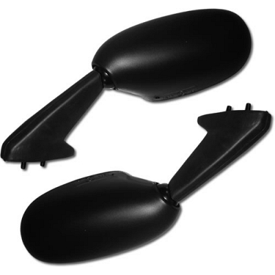 Hendler Black Fairing Type Mirrors