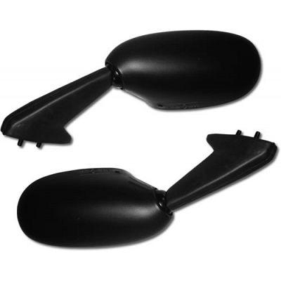 Black Rectangle Fairing Type Mirrors - 011845