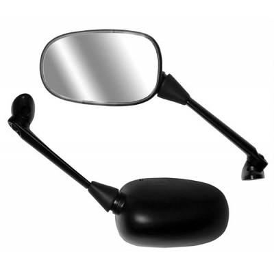 Black Fairing Type Mirrors - 011776