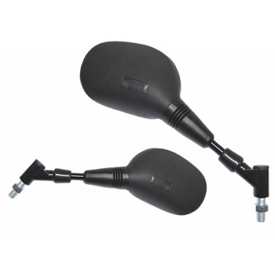 Black Rectangle Mirrors with 10mm Thread - 011794