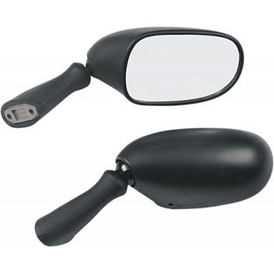 Black Fairing Type Mirrors - 011786