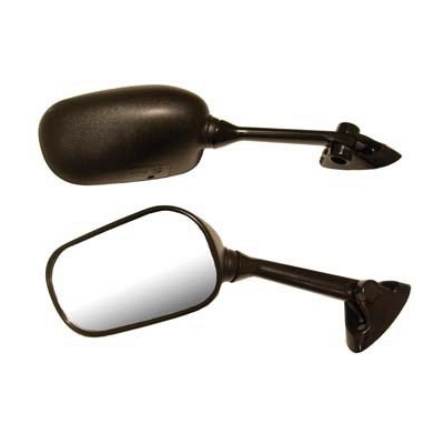 Black Rectangle Fairing Type Mirrors Suzuki 56500-29G00 56600-29G00