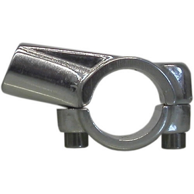 Polished Alloy 10mm Yamaha Thread Mirror Clamp for 7/8" Handlebars