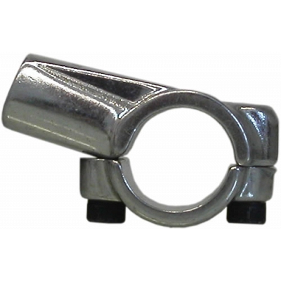 Polished Alloy 10mm Thread Mirror Clamp for 7/8" Handlebars