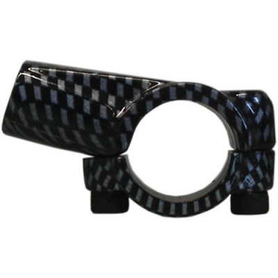 Carbon Look 10mm Thread Mirror Clamp for 7/8" Handlebars