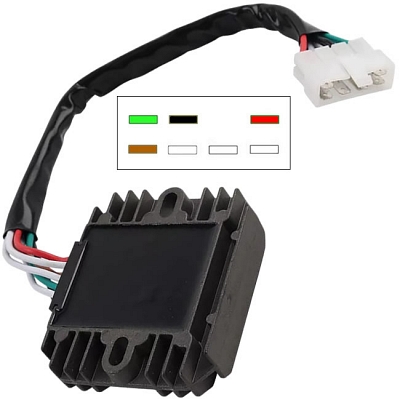 Regulator Rectifier Yamaha 12R-81960-A1 3G1-81960-A1 SH233A-12